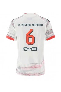 Bayern Munich Joshua Kimmich #6 Jalkapallovaatteet Naisten Vieraspaita 2025-26 Lyhythihainen